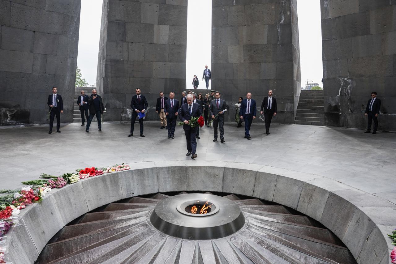 Πρόεδρος της Δημοκρατίας στο Ερεβάν: Παρεμβάσεις για Κάθετο Διάδρομο και υβριδικές απειλές – Παρόντες κορυφαίοι Ευρωπαίοι ηγέτες